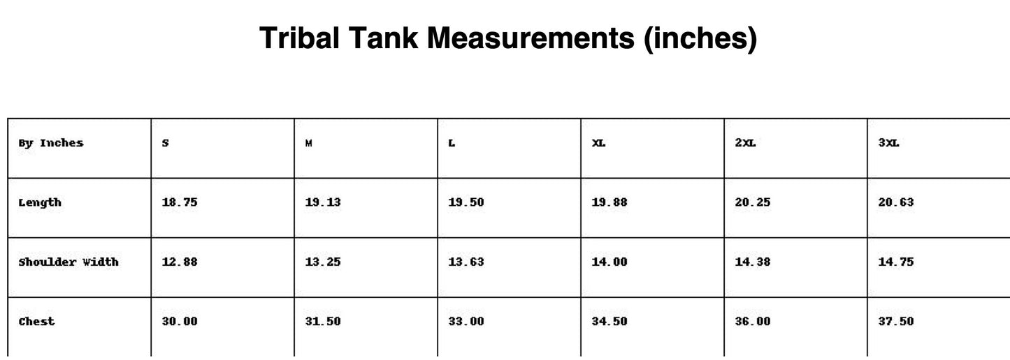 Tribal Mask Cut Out Tank