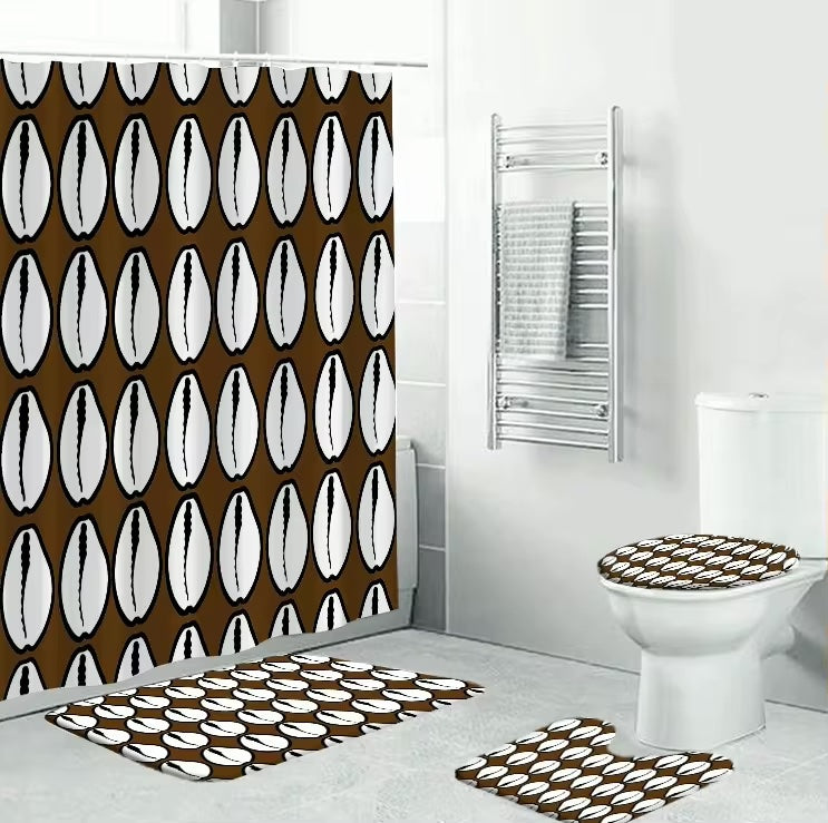 Cowrie Shell Bathroom 4 piece Set