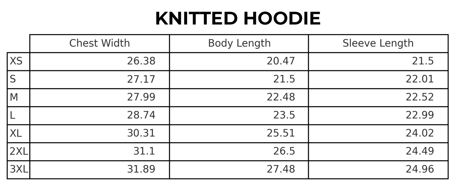 Knitted Logo Hoodie