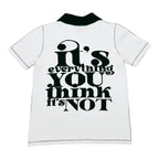 Oreo Black + White Reversible Polo