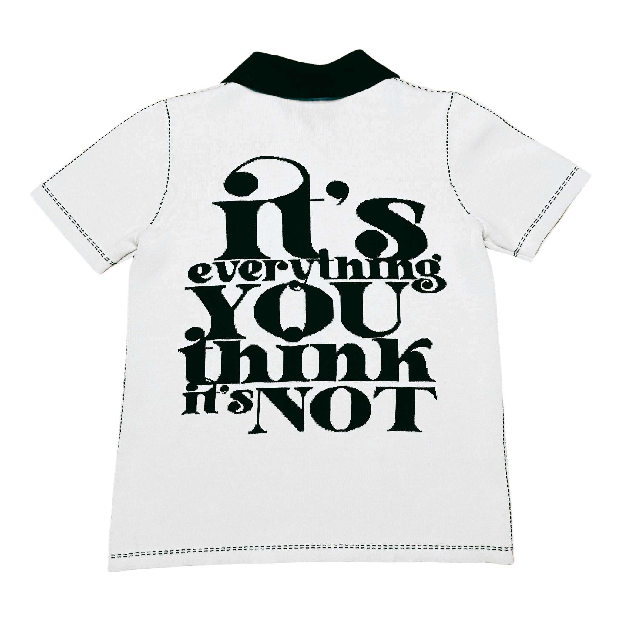 Oreo Black + White Reversible Polo