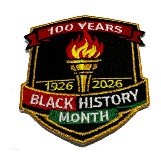 100 Years of BHM Patch (Iron On)