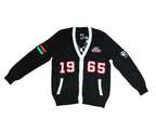 ANY MEANS Malcolm X 1965 Varsity Knitted Cardigan