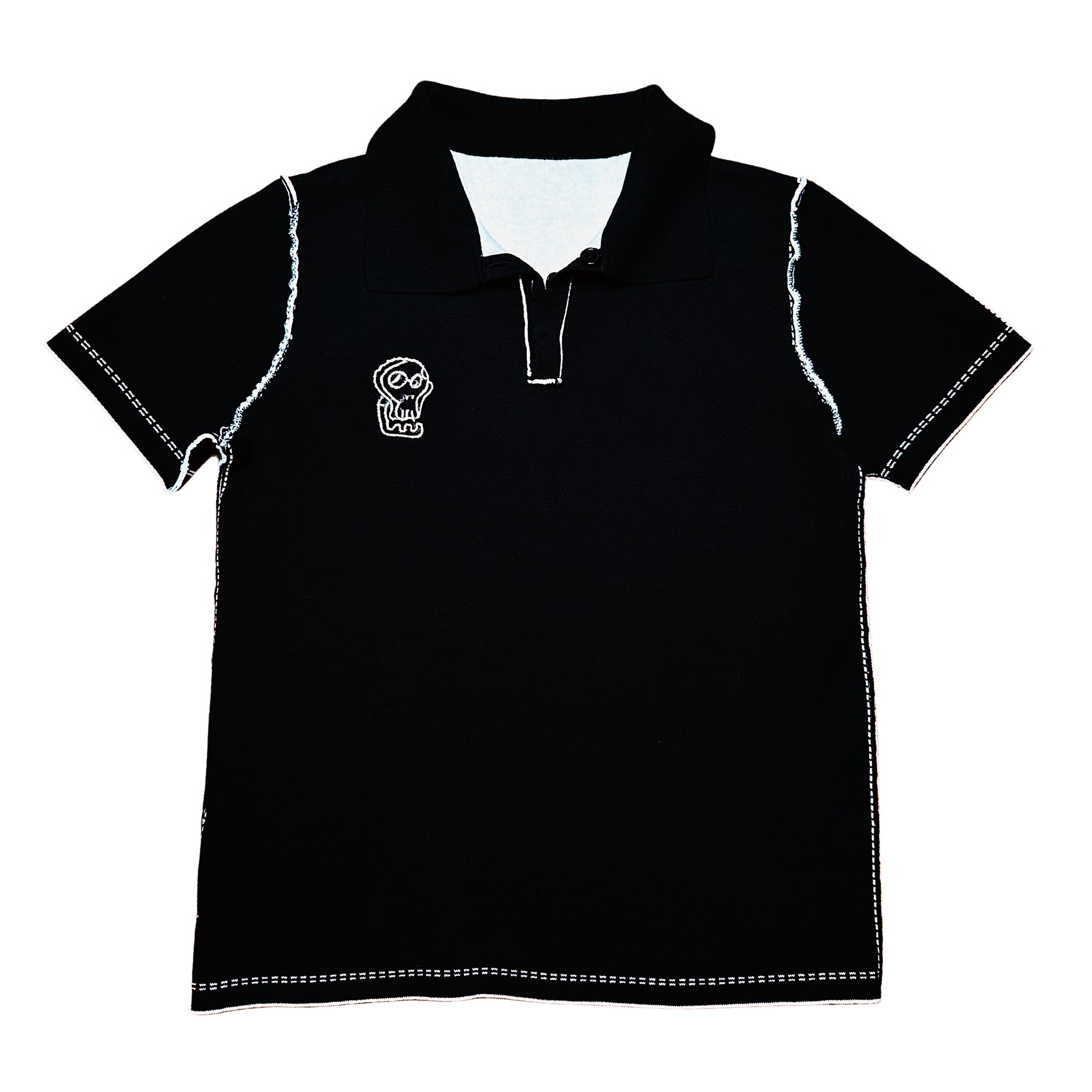 Oreo Black + White Reversible Polo