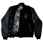 Blacker The College HBCU Leather Varsity