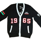 ANY MEANS Malcolm X 1965 Varsity Knitted Cardigan