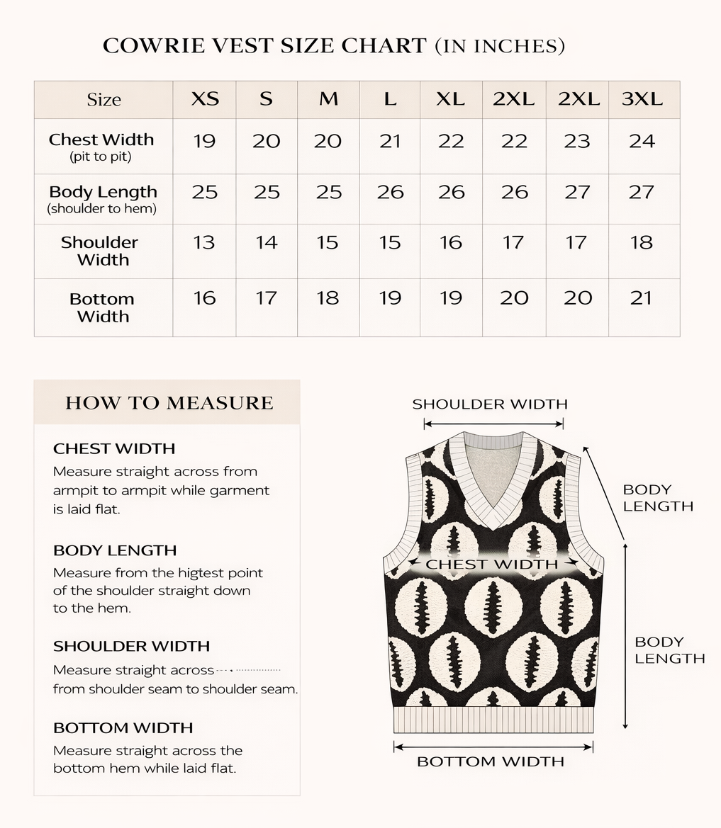 Cowrie Shell Vest