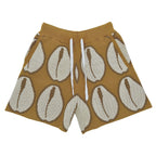 Cowrie Shell Crochet Shorts