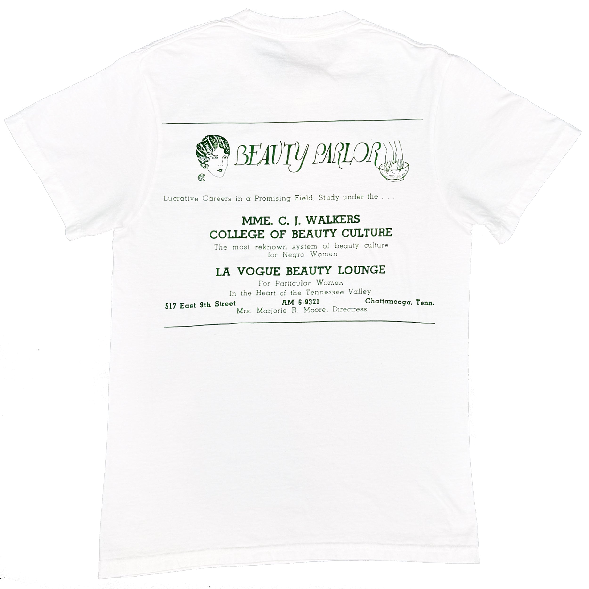 The Green Book Beauty Parlor Madam CJ Walker Tee