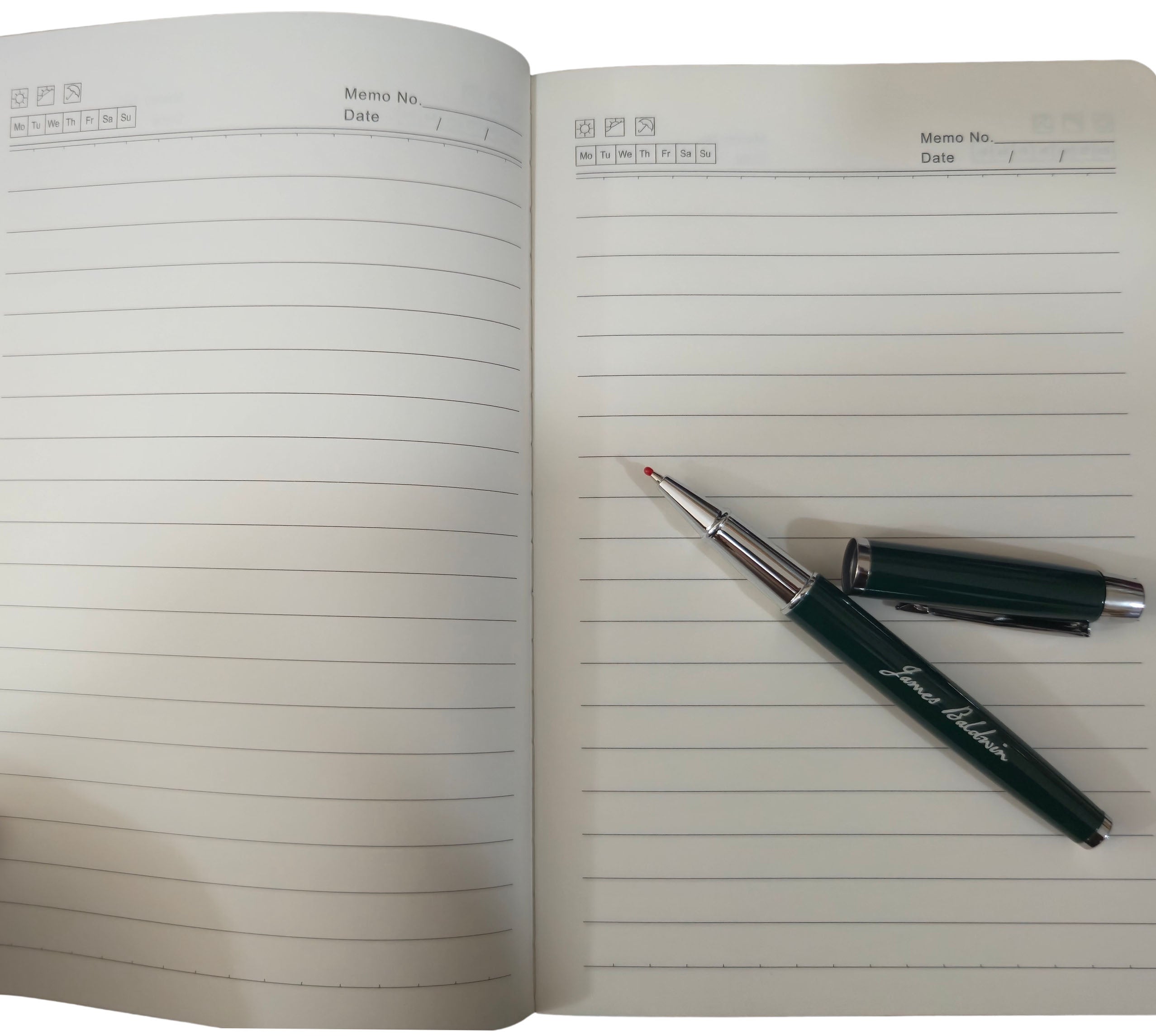 James Baldwin "Nothing Can Be Changed" Notebook & Pen