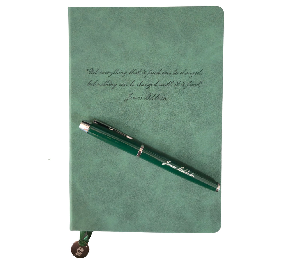 James Baldwin "Nothing Can Be Changed" Notebook & Pen