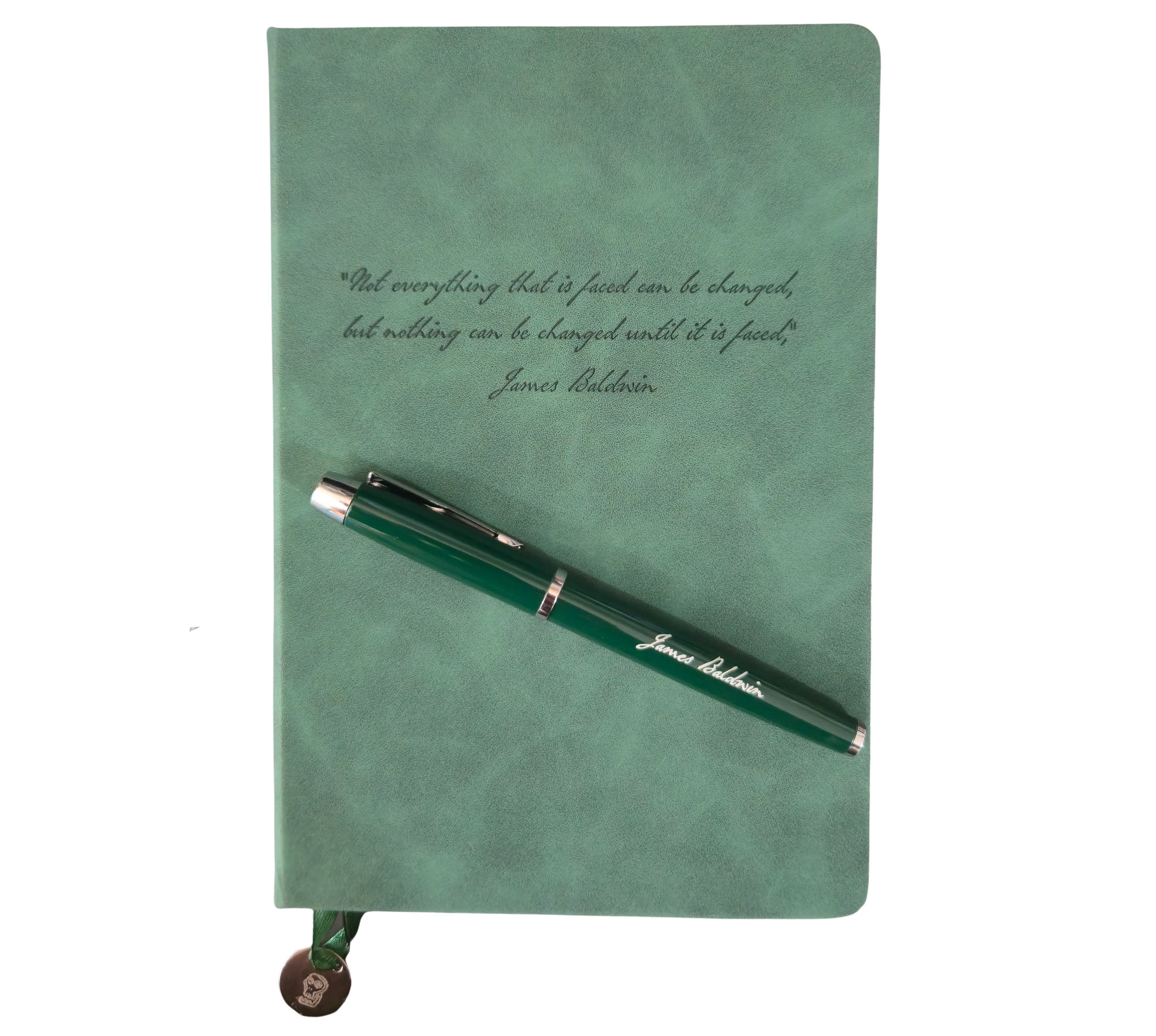 James Baldwin "Nothing Can Be Changed" Notebook & Pen