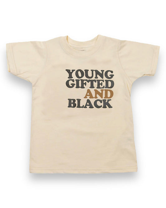 Young Gifted & Black Kids Toddler Tan Tee