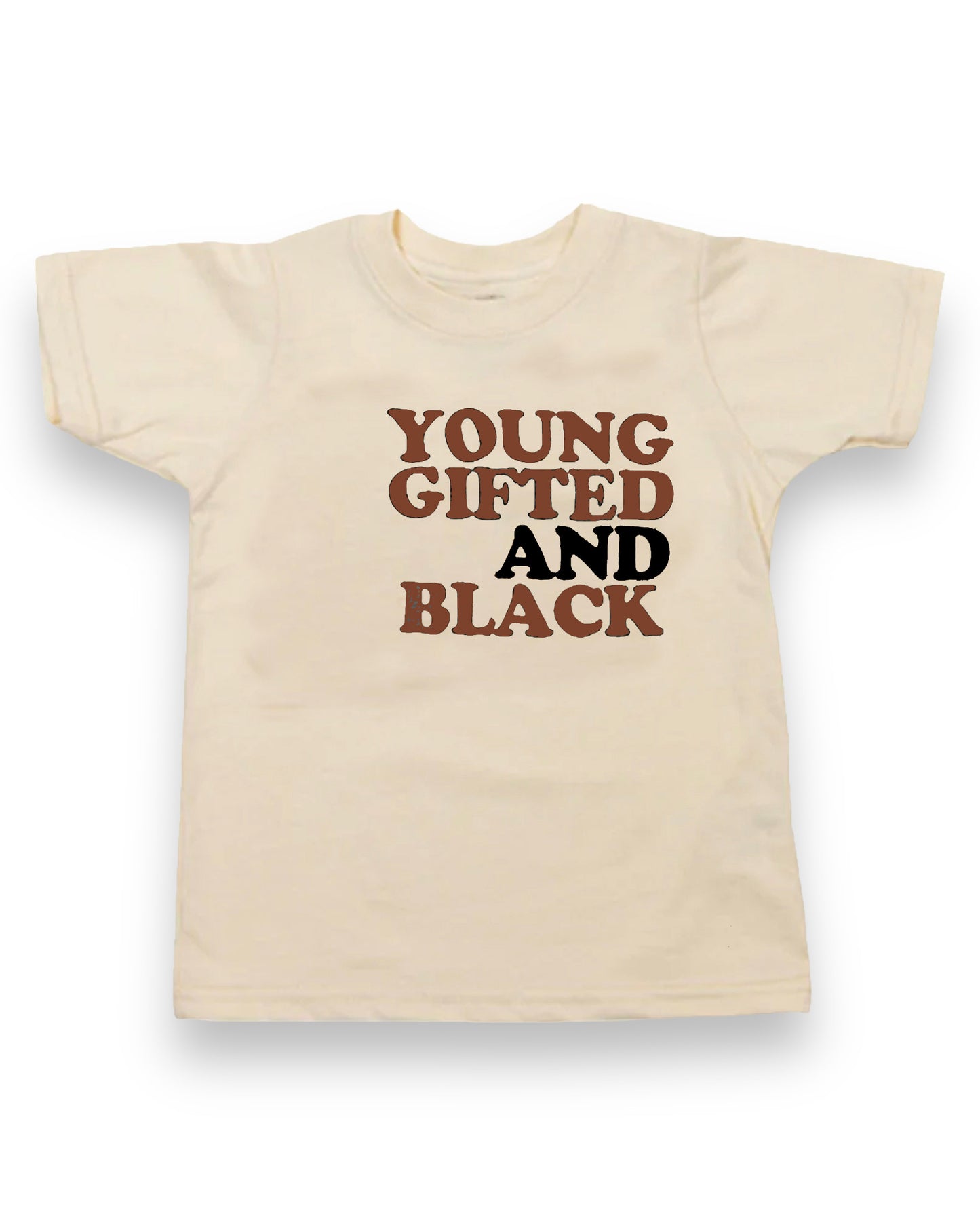 Young Gifted & Black Kids Toddler Tan Tee