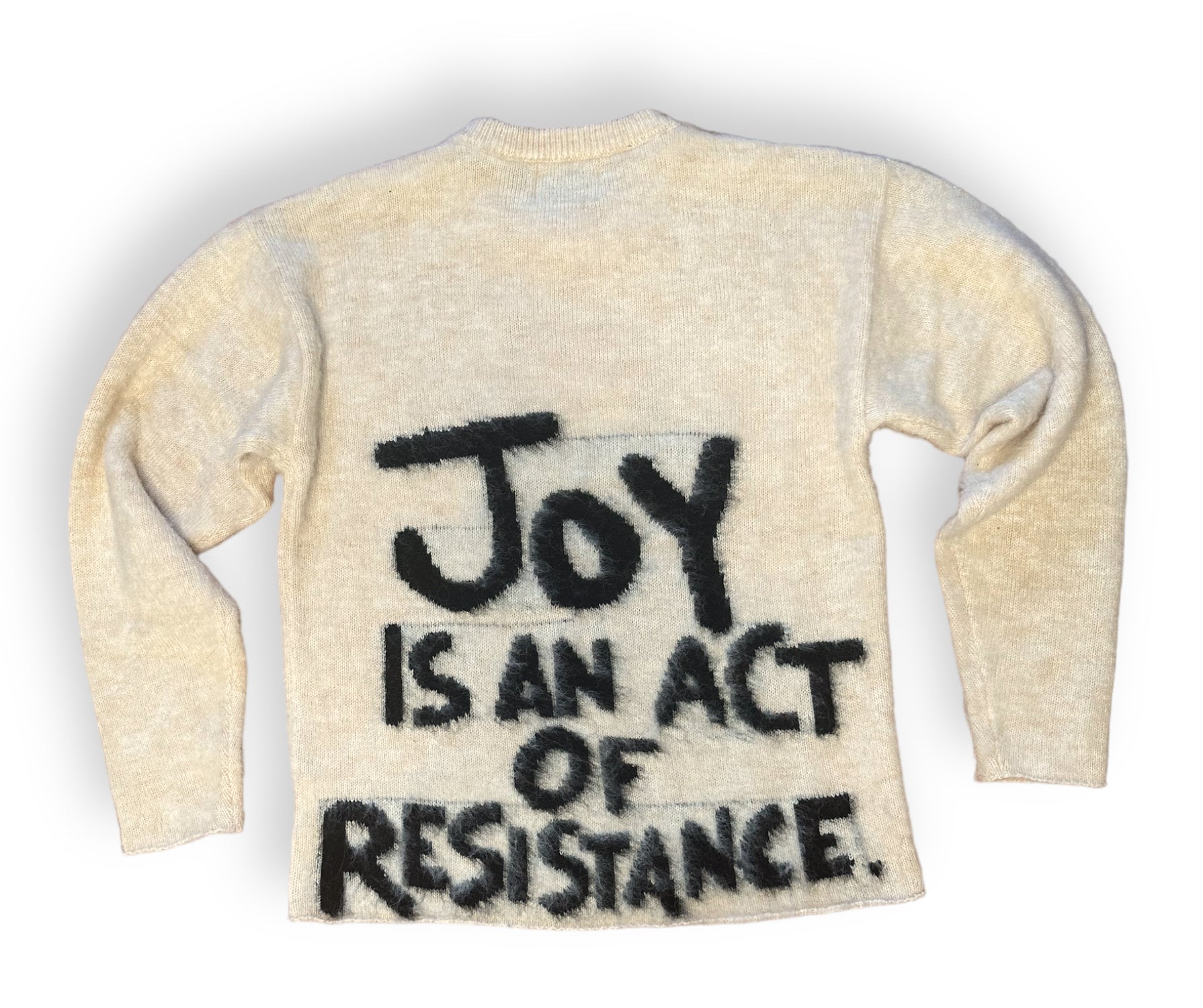 Black Boy Joy is Resistance Mohair Sweater
