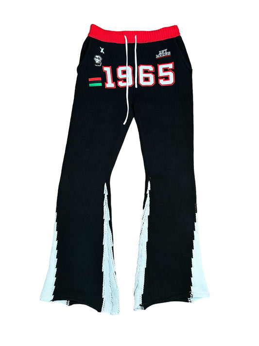 ANY MEANS Malcolm X 1965 Varsity Knitted Pants
