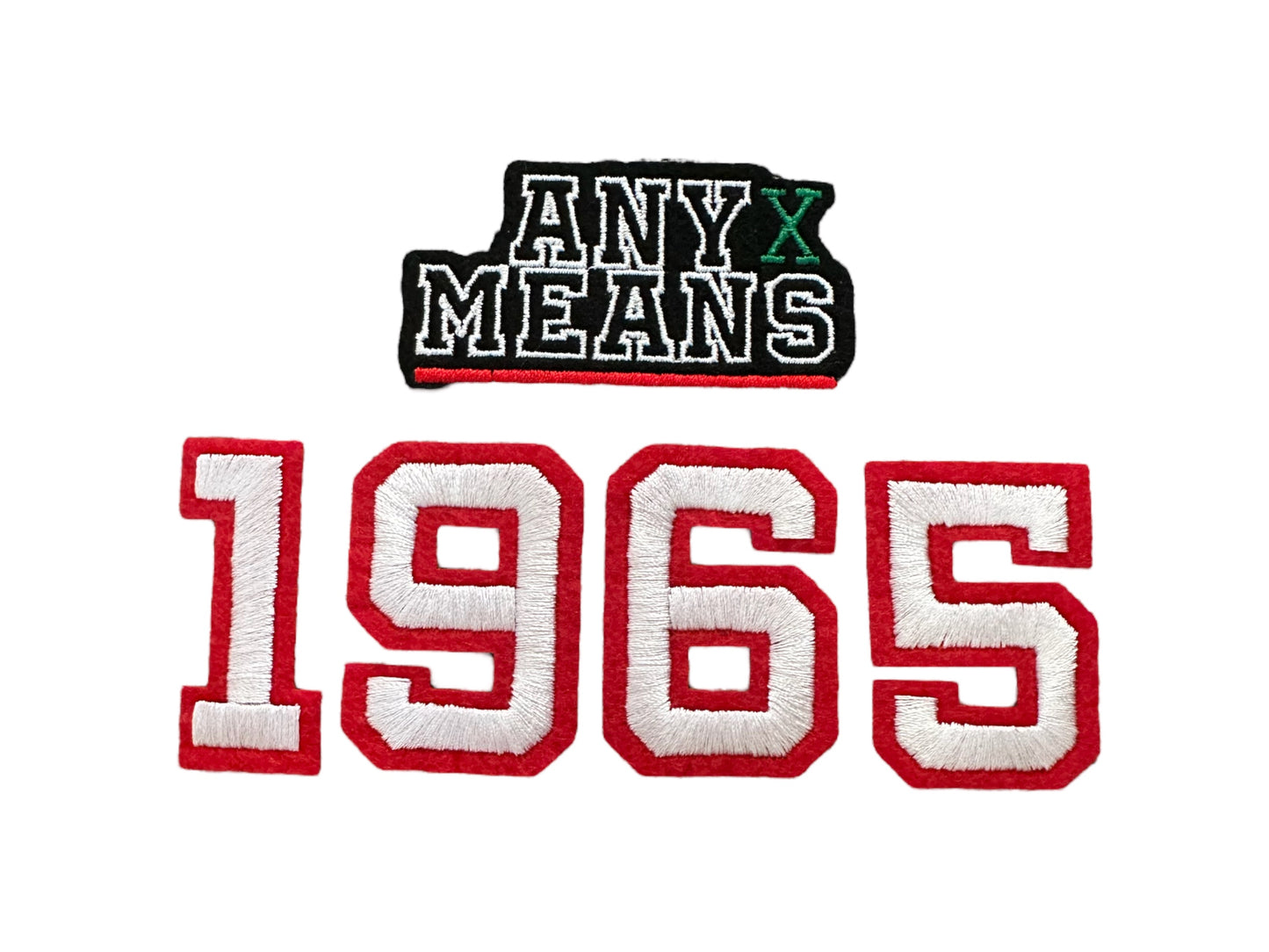 ANY MEANS Patch Collection (Iron On)