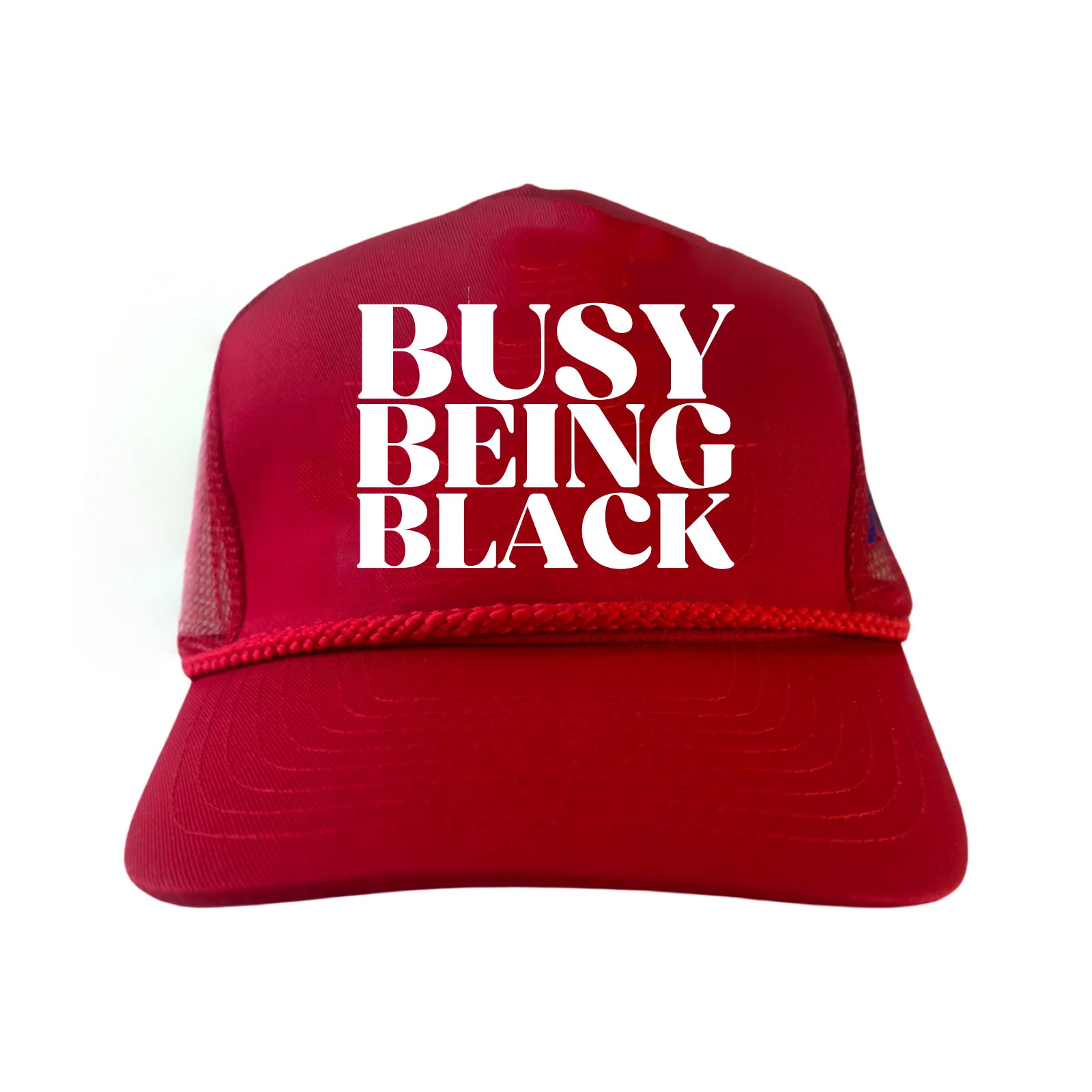 Busy Being Black Trucker Hat