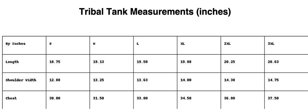 Tribal Mask Cut Out Tank