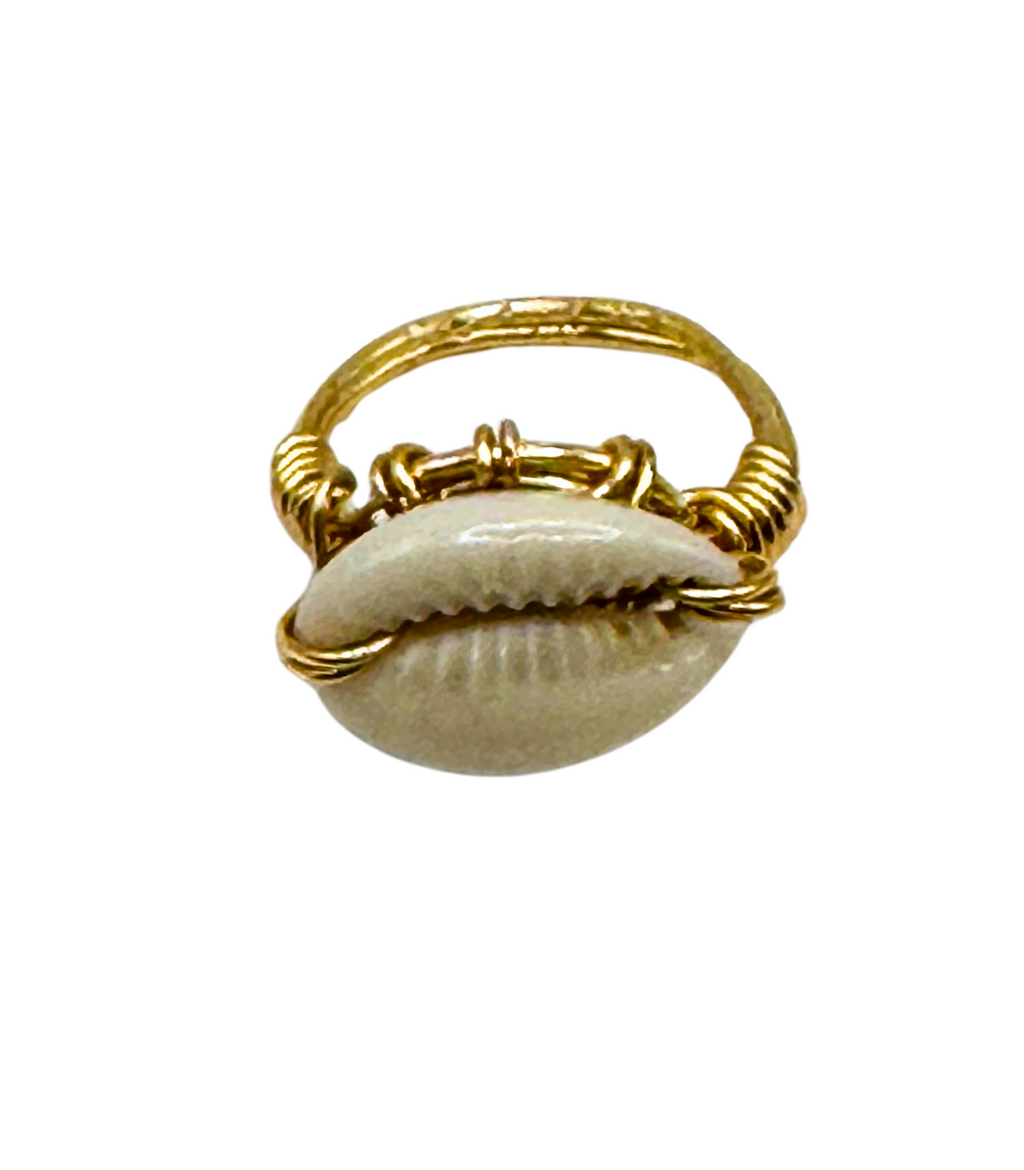Cowrie Shell Ring
