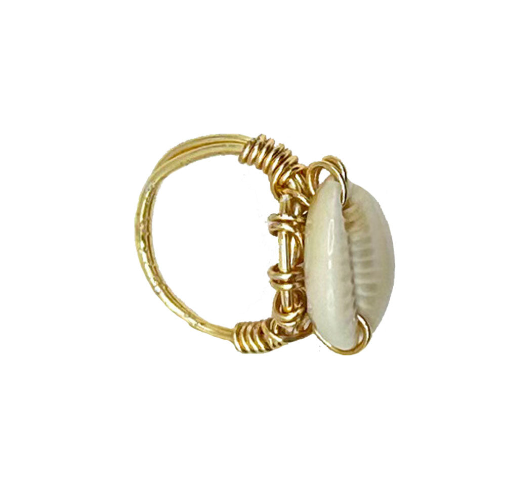 Cowrie Shell Ring