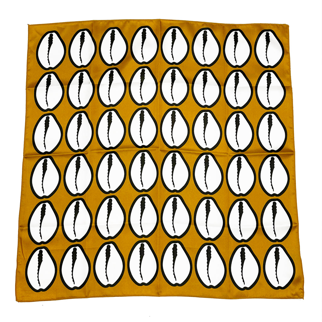 Cowrie Shell Silk Scarf