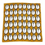 Cowrie Shell Silk Scarf