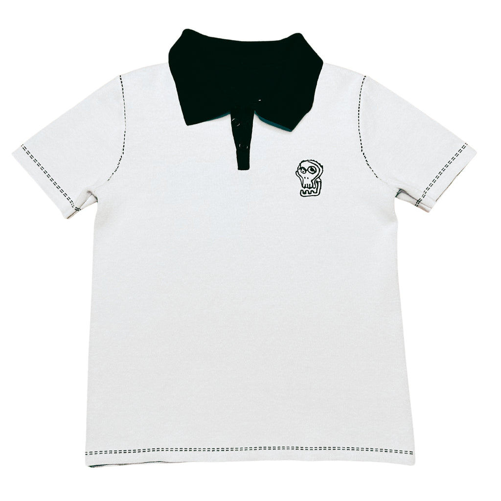 Oreo Black + White Reversible Polo