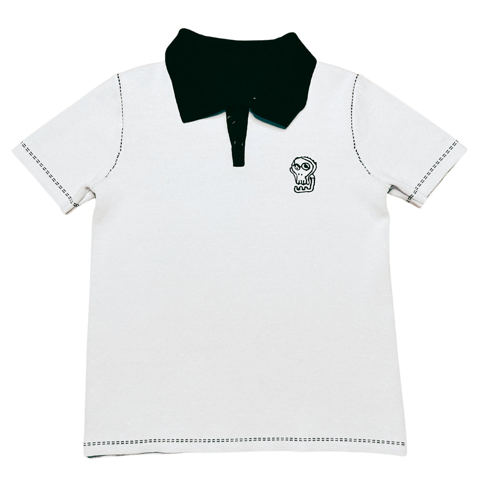 Oreo Black + White Reversible Polo