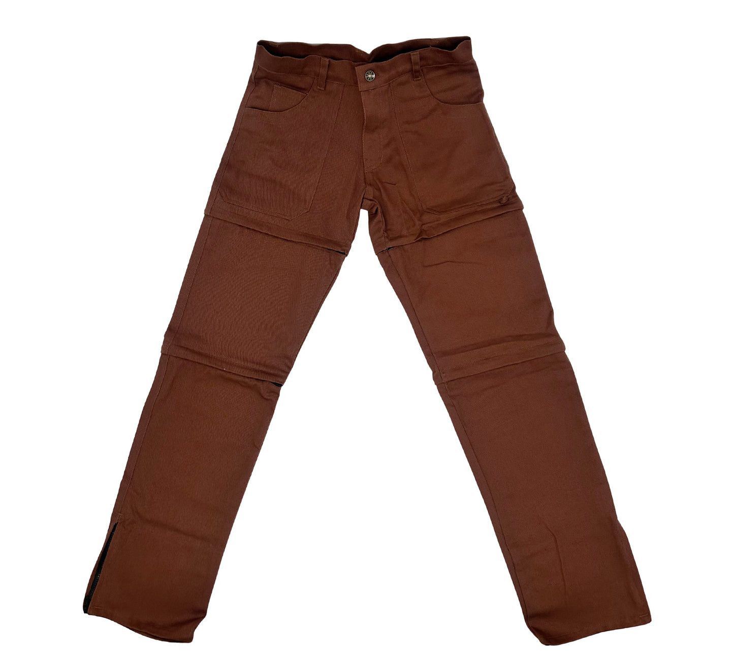 Brown Convertible Work Pants