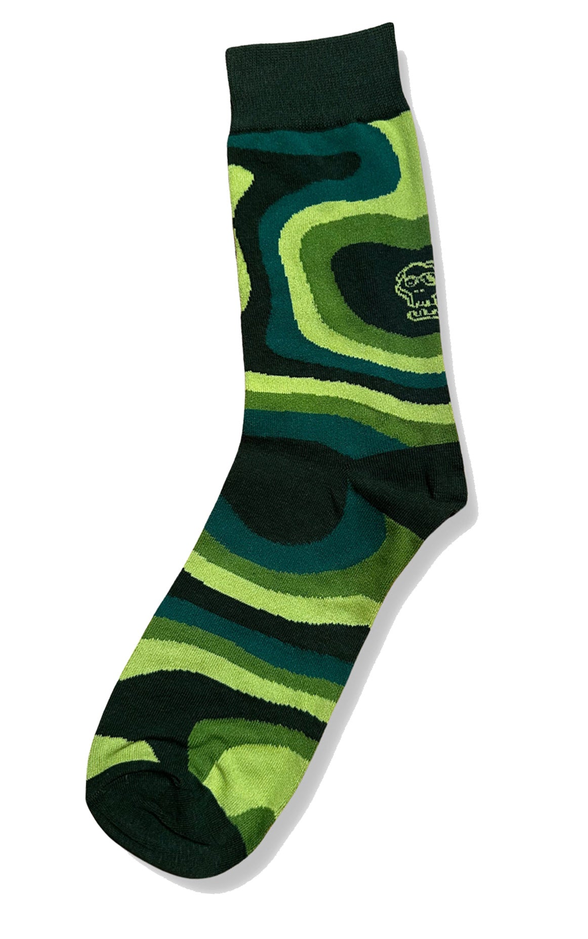 Reefy Green Book Socks v1