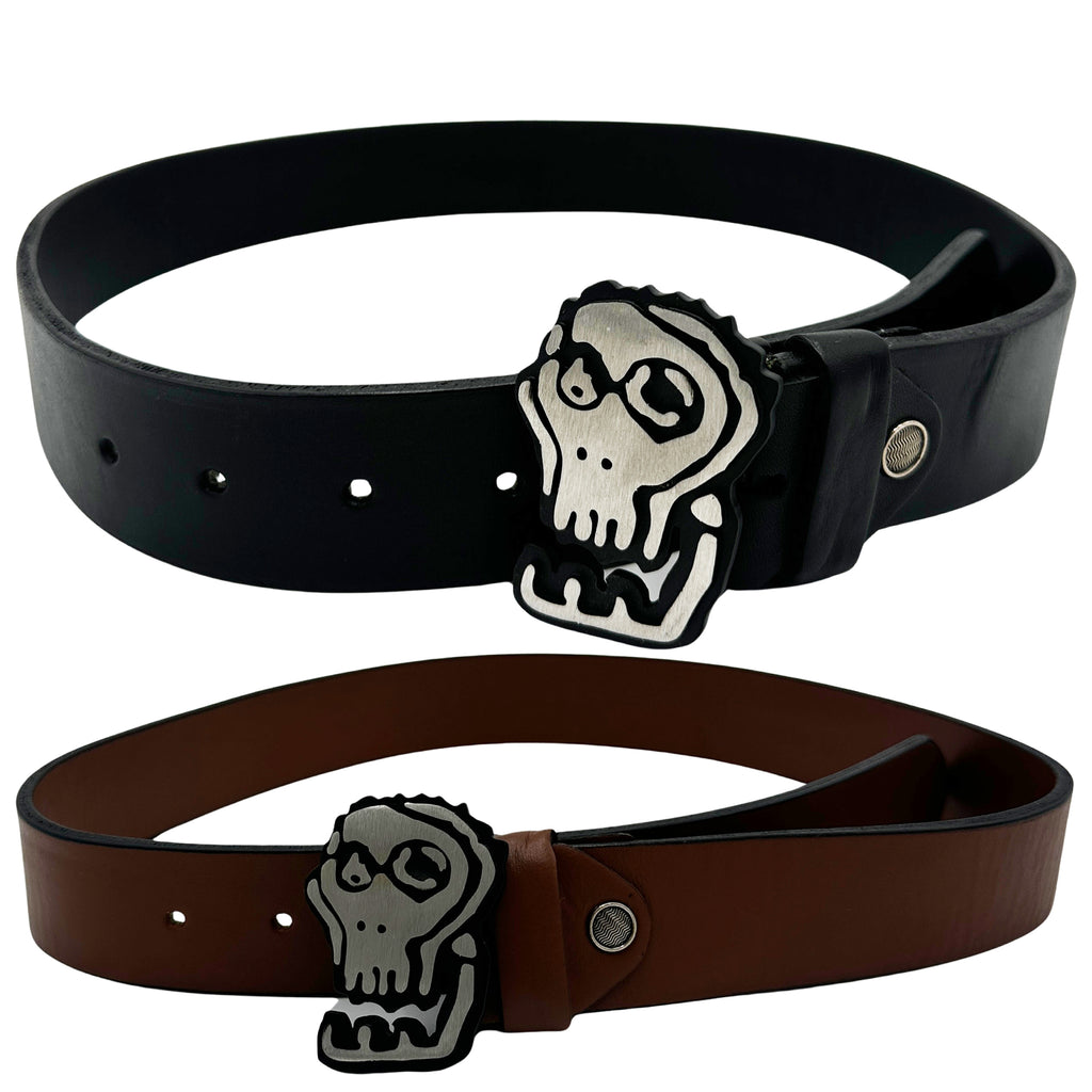 Logo Leather Belt