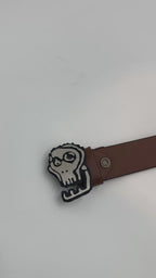 Logo Leather Belt