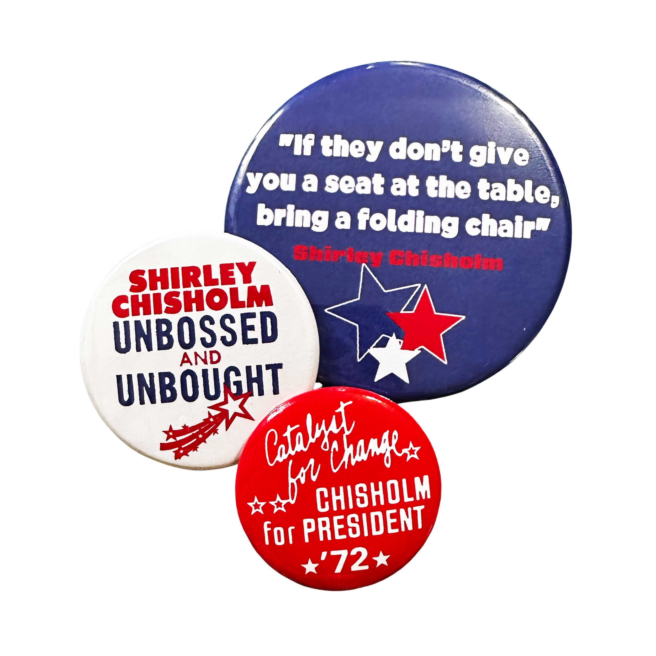 Shirley Campaign Pin Set