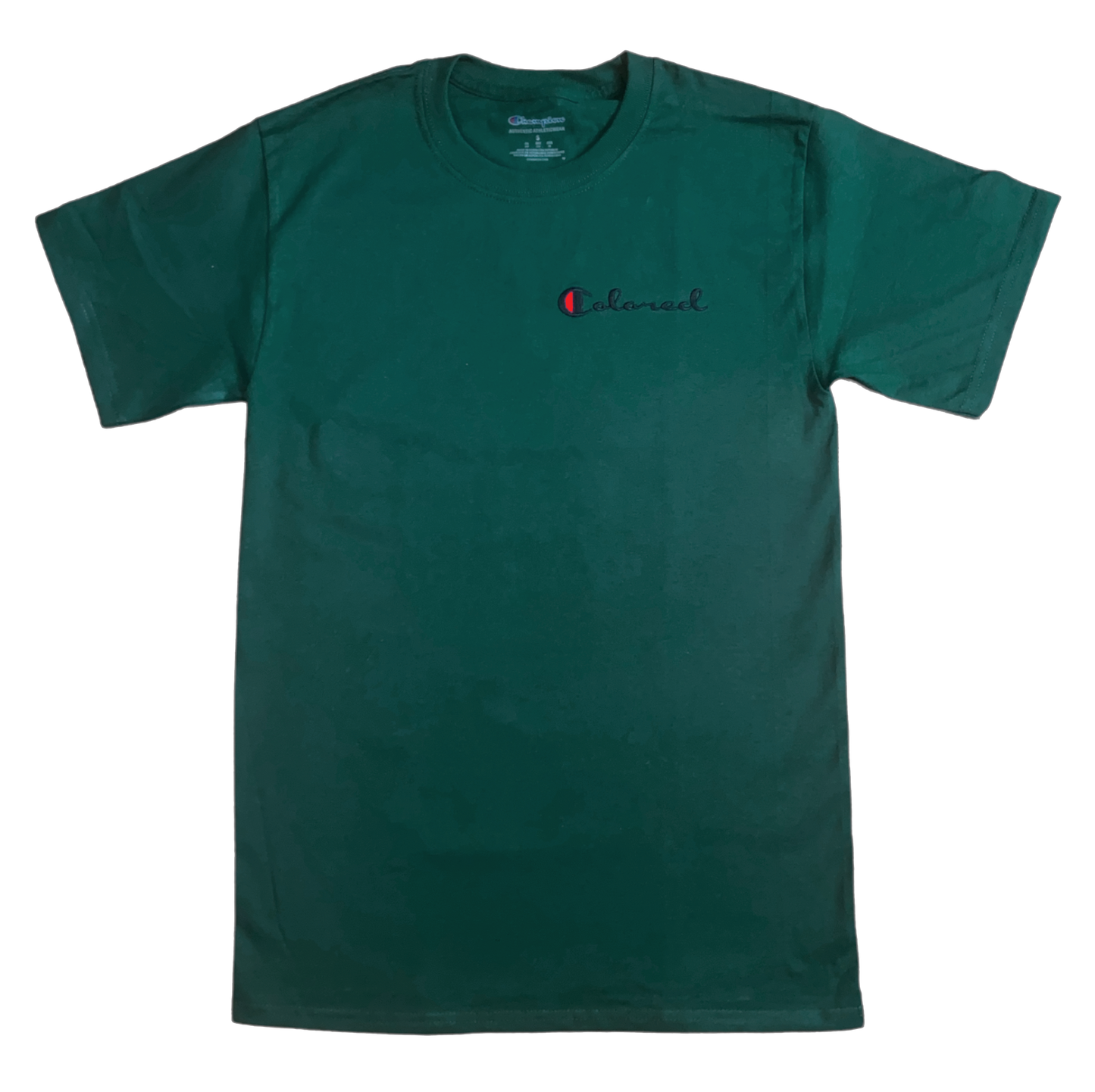 Colored CHAMPION Forest Green Embroidered Shirt