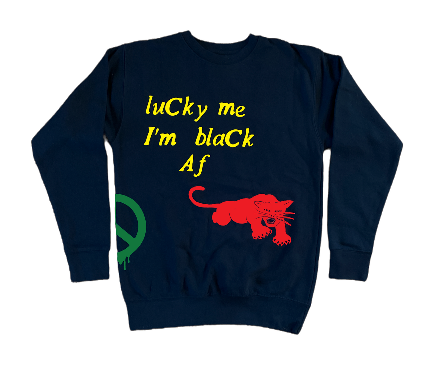 Lucky Me Black Sweater