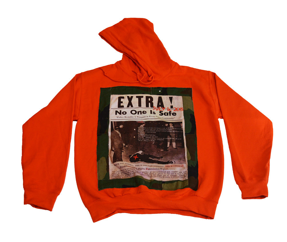 EXTRA No One Is Safe Hoodie | Colored Hoodie | Black N Ugly