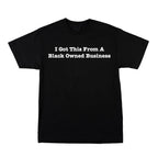 Support Black Business Tee - blacknugly